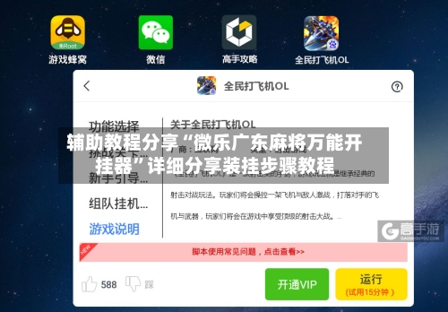 辅助教程分享“微乐广东麻将万能开挂器	”详细分享装挂步骤教程-第2张图片