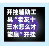 开挂辅助工具“老友十三水怎么才能赢”开挂(透视)辅助教程-第3张图片