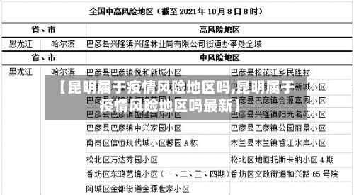 【昆明属于疫情风险地区吗,昆明属于疫情风险地区吗最新】
