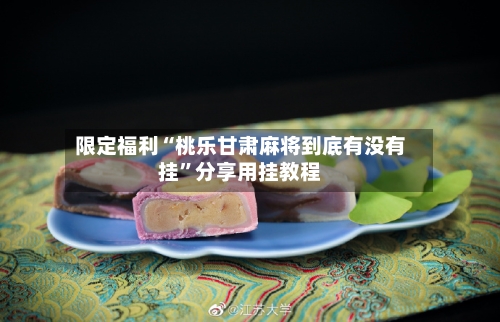 限定福利“桃乐甘肃麻将到底有没有挂”分享用挂教程