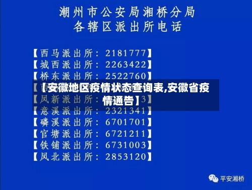 【安徽地区疫情状态查询表,安徽省疫情通告】-第3张图片