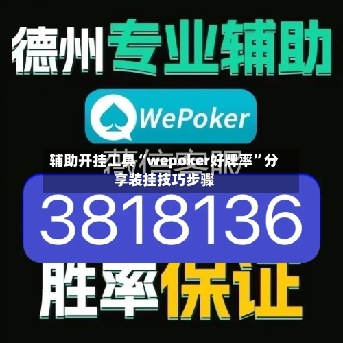 辅助开挂工具“wepoker好牌率	”分享装挂技巧步骤-第2张图片