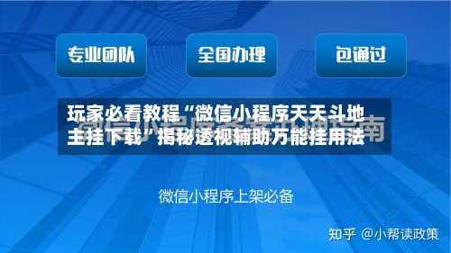 玩家必看教程“微信小程序天天斗地主挂下载	”揭秘透视辅助万能挂用法-第2张图片