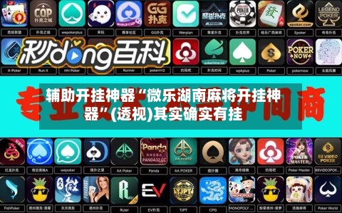 辅助开挂神器“微乐湖南麻将开挂神器”(透视)其实确实有挂
