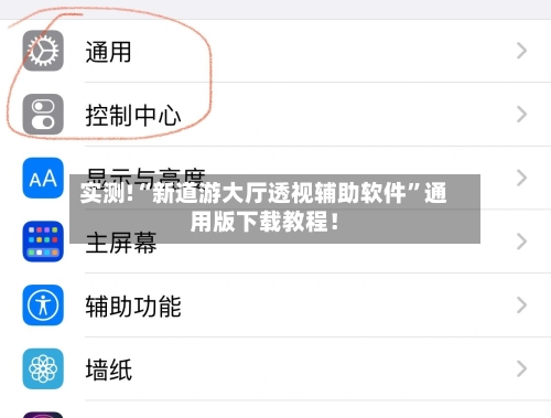 实测!“新道游大厅透视辅助软件”通用版下载教程！-第2张图片