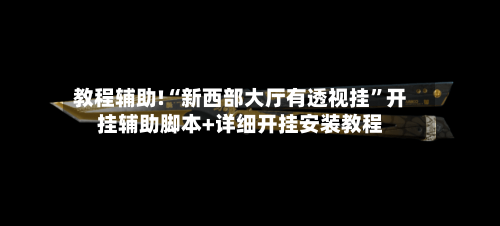 教程辅助!“新西部大厅有透视挂”开挂辅助脚本+详细开挂安装教程-第2张图片