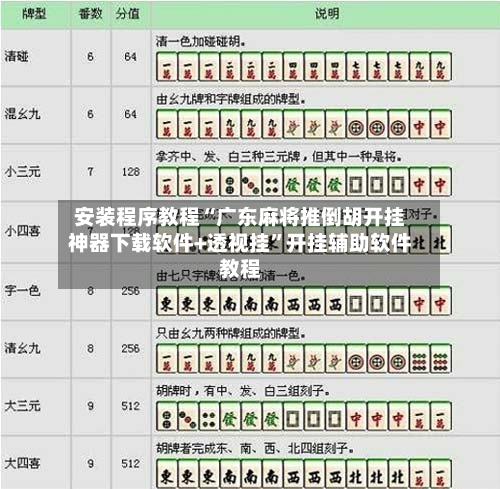 安装程序教程“广东麻将推倒胡开挂神器下载软件+透视挂	”开挂辅助软件教程-第3张图片