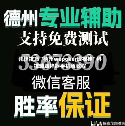 开挂技巧“德州wepoker透视挂”科技辅助神器手机版教程-第2张图片