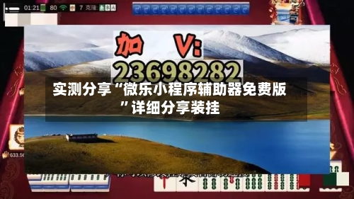 实测分享“微乐小程序辅助器免费版	”详细分享装挂-第2张图片