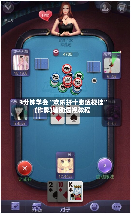 3分钟学会“欢乐拼十张透视挂”(作弊)辅助透视教程-第2张图片