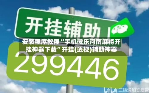安装程序教程“手机微乐河南麻将开挂神器下载”开挂(透视)辅助神器-第2张图片