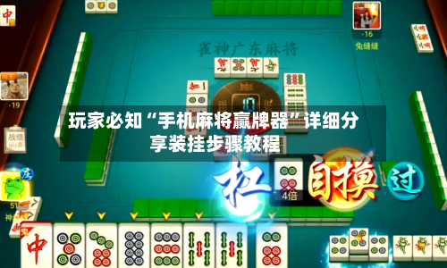 玩家必知“手机麻将赢牌器	”详细分享装挂步骤教程-第2张图片