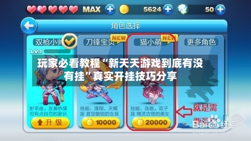 玩家必看教程“新天天游戏到底有没有挂”真实开挂技巧分享