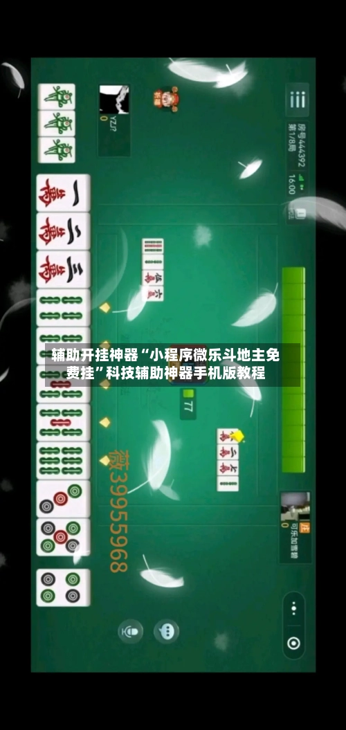 辅助开挂神器“小程序微乐斗地主免费挂”科技辅助神器手机版教程