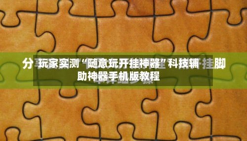 玩家实测“随意玩开挂神器”科技辅助神器手机版教程-第3张图片