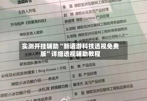 实测开挂辅助“新道游科技透视免费版”详细透视辅助教程-第2张图片
