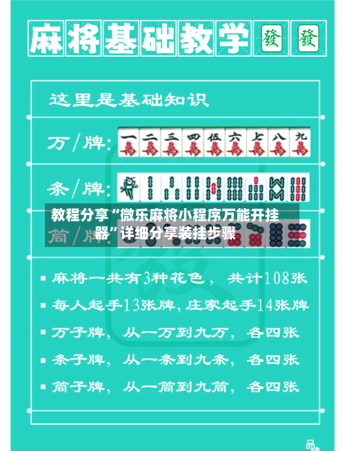 教程分享“微乐麻将小程序万能开挂器	”详细分享装挂步骤-第2张图片