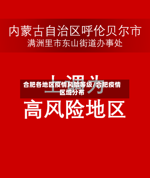 合肥各地区疫情风险等级/合肥疫情区域分布