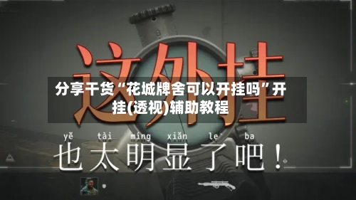 分享干货“花城牌舍可以开挂吗”开挂(透视)辅助教程-第2张图片