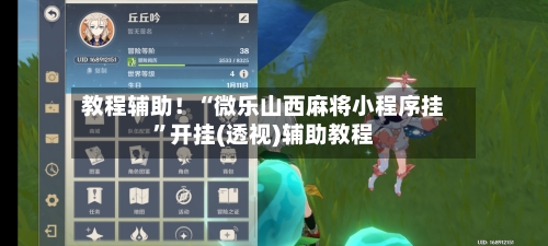 教程辅助！“微乐山西麻将小程序挂	”开挂(透视)辅助教程-第2张图片