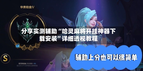 分享实测辅助“哈灵麻将开挂神器下载安装”详细透视教程-第3张图片