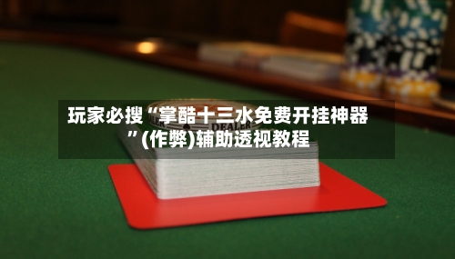 玩家必搜“掌酷十三水免费开挂神器	”(作弊)辅助透视教程-第2张图片