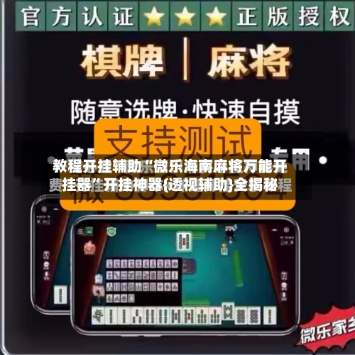 教程开挂辅助“微乐海南麻将万能开挂器”开挂神器{透视辅助}全揭秘