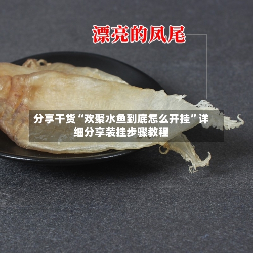 分享干货“欢聚水鱼到底怎么开挂”详细分享装挂步骤教程