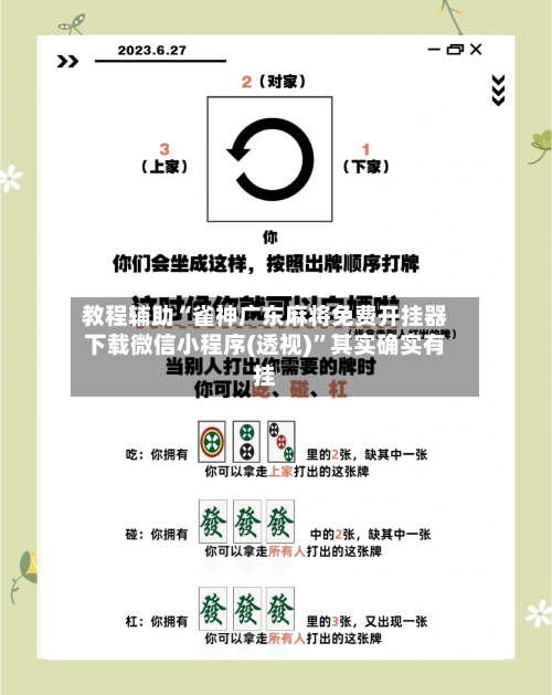 教程辅助“雀神广东麻将免费开挂器下载微信小程序(透视)”其实确实有挂-第2张图片
