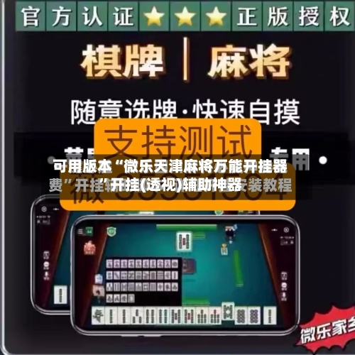 可用版本“微乐天津麻将万能开挂器”开挂(透视)辅助神器-第2张图片