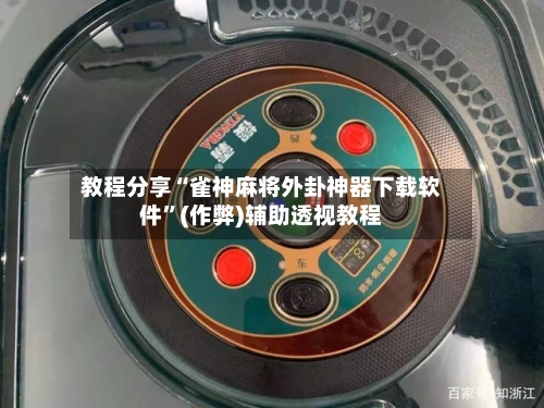 教程分享“雀神麻将外卦神器下载软件”(作弊)辅助透视教程-第2张图片