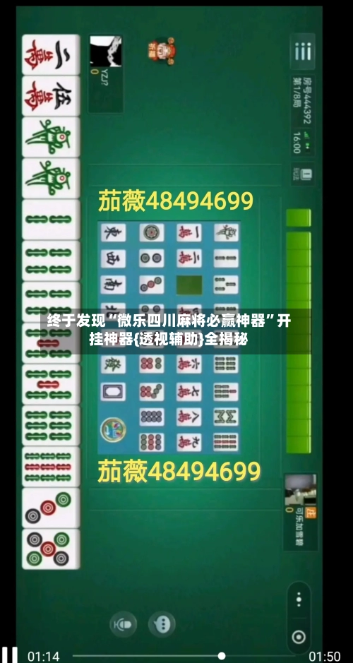 终于发现“微乐四川麻将必赢神器”开挂神器{透视辅助}全揭秘