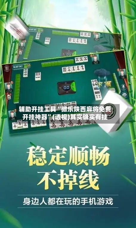 辅助开挂工具“微乐陕西麻将免费开挂神器”(透视)其实确实有挂