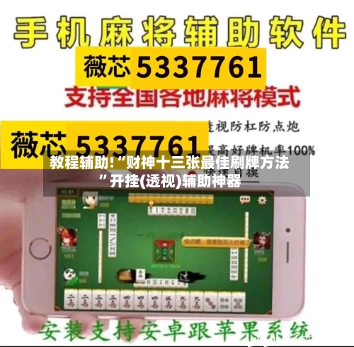 教程辅助!“财神十三张最佳刷牌方法”开挂(透视)辅助神器-第2张图片