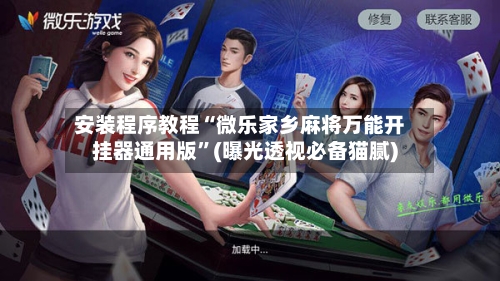 安装程序教程“微乐家乡麻将万能开挂器通用版	”(曝光透视必备猫腻)-第2张图片