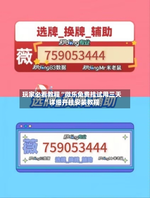 玩家必看教程“微乐免费挂试用三天	”详细开挂安装教程-第3张图片