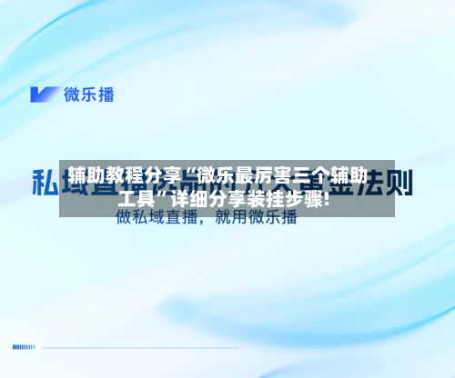 辅助教程分享“微乐最厉害三个辅助工具	”详细分享装挂步骤!-第2张图片