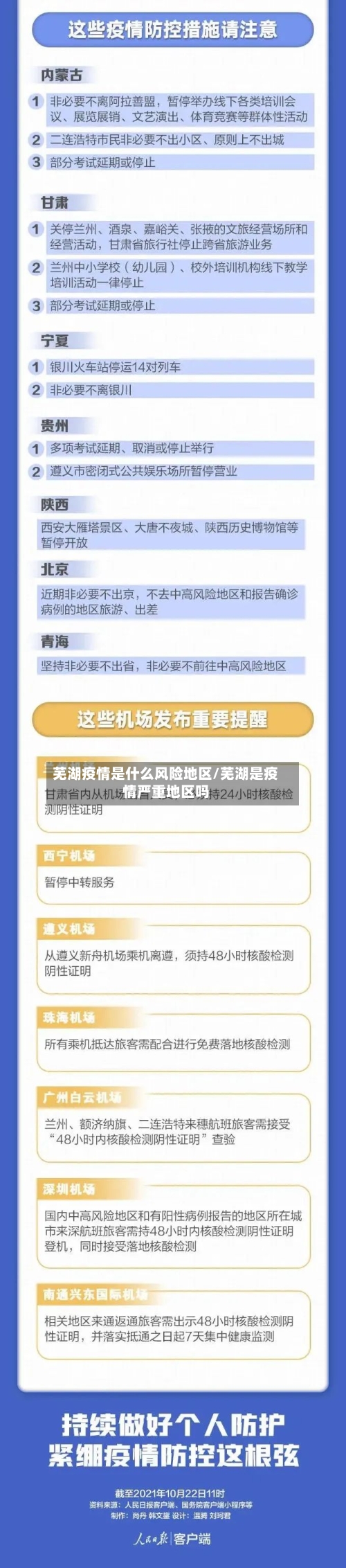 芜湖疫情是什么风险地区/芜湖是疫情严重地区吗