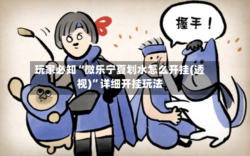 玩家必知“微乐宁夏划水怎么开挂(透视)	”详细开挂玩法-第3张图片