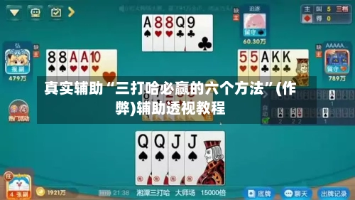 真实辅助“三打哈必赢的六个方法	”(作弊)辅助透视教程-第2张图片