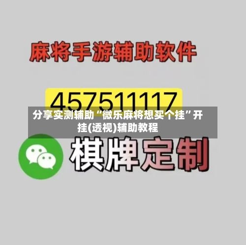分享实测辅助“微乐麻将想买个挂	”开挂(透视)辅助教程-第2张图片