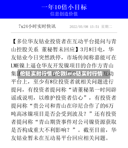 伦钴实时行情/伦敦lme钴实时行情