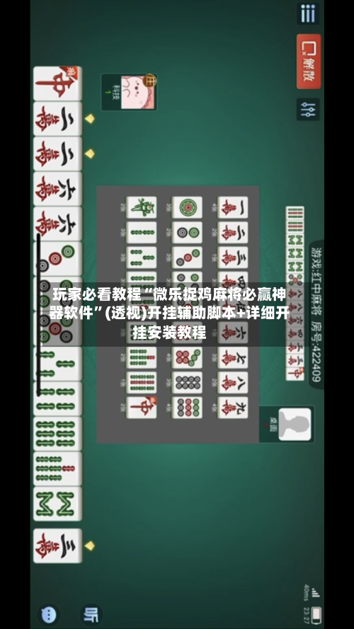 玩家必看教程“微乐捉鸡麻将必赢神器软件	”(透视)开挂辅助脚本+详细开挂安装教程-第3张图片