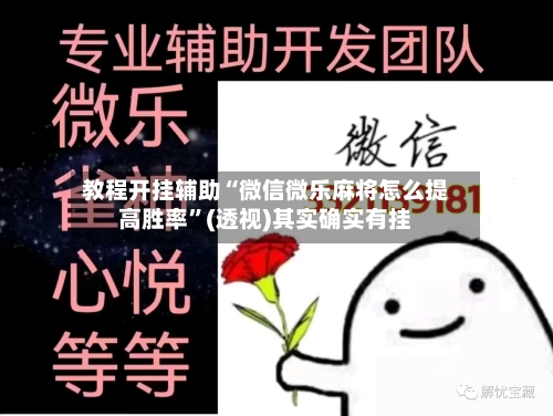 教程开挂辅助“微信微乐麻将怎么提高胜率”(透视)其实确实有挂-第3张图片