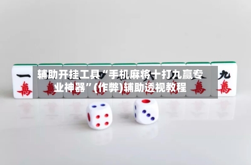 辅助开挂工具“手机麻将十打九赢专业神器”(作弊)辅助透视教程-第2张图片