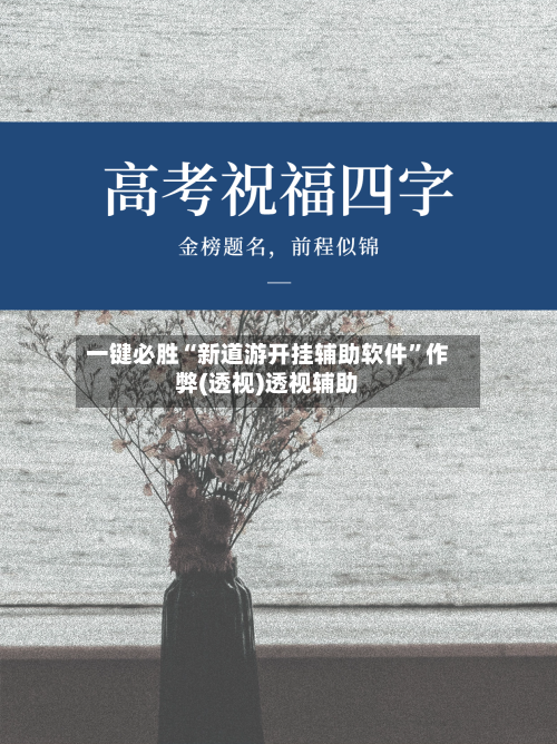 一键必胜“新道游开挂辅助软件”作弊(透视)透视辅助-第3张图片