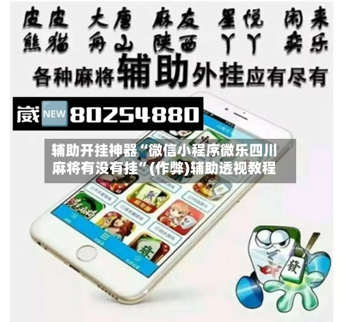 辅助开挂神器“微信小程序微乐四川麻将有没有挂”(作弊)辅助透视教程-第3张图片