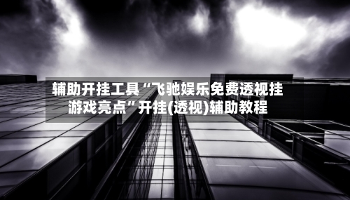 辅助开挂工具“飞驰娱乐免费透视挂游戏亮点”开挂(透视)辅助教程