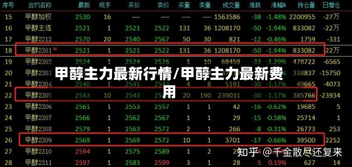 甲醇主力最新行情/甲醇主力最新费用