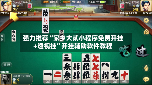 强力推荐“家乡大贰小程序免费开挂+透视挂”开挂辅助软件教程-第3张图片